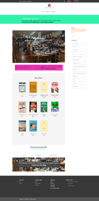 homepage redesign before