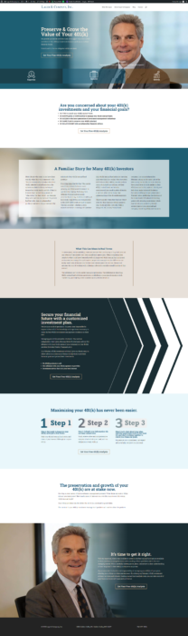 website redesign project after